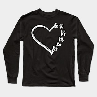 Physical Therapy cute love Therapist PT Therapy Assistant Long Sleeve T-Shirt